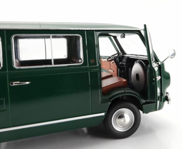 MITICA 201011-D FIAT 850 FAMILIARE VERDE OLIVA 323 1970 SCALA 1/18 - immagine 7