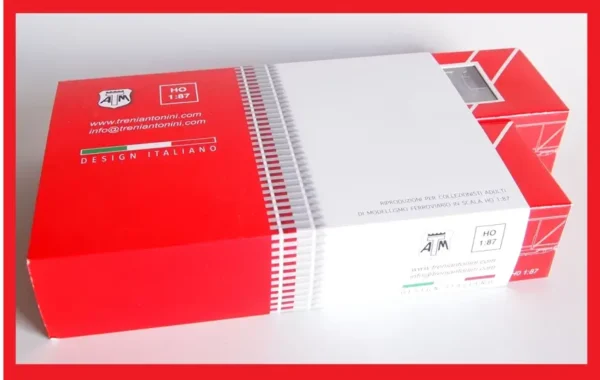 ATM MILANO CF 12.010 COFANETTO CON 2 CARRI FS TIPO EAOS SCALA H0 - immagine 5