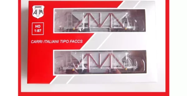 ATM MILANO CF 12.002B SET 2 CARRI FS TIPO FACCS EPOCA IV III SERIE H0 1207700 - immagine 5