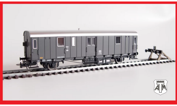 ATM MILANO CF 05.004 CARRO POSTALE MESSAGGERI FS TIPO UM24 CON REC SCALA H0