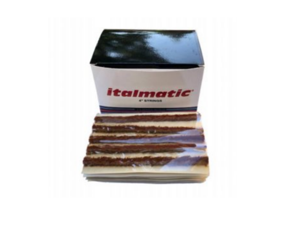ITALMATIC CONFEZIONE 50 STRINGHE RIPARAZIONE PNEUMATICI AUTO E MOTO